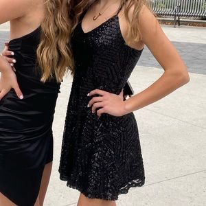 Black homecoming dress